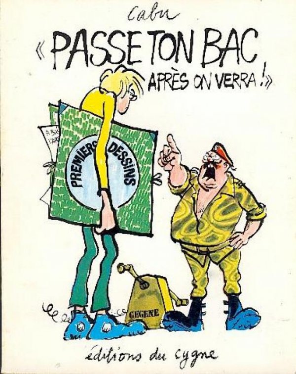 Passe ton bac, après on verra ! - Série Grand Duduche (Le) par Cabu - Couverture