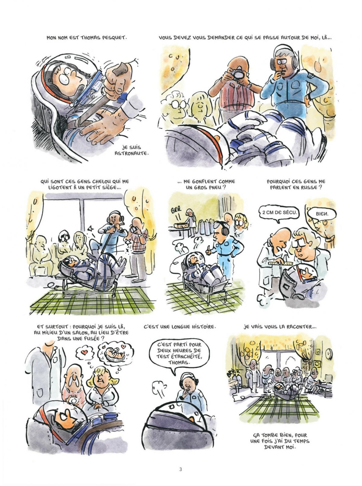 Combi de Thomas Pesquet (Dans la) - Extrait 1