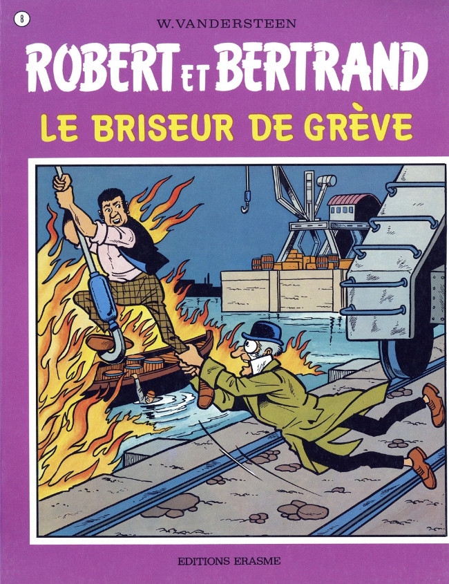 Briseur de grève (Le) - Série Robert et Bertrand par Willy Vandersteen - Couverture