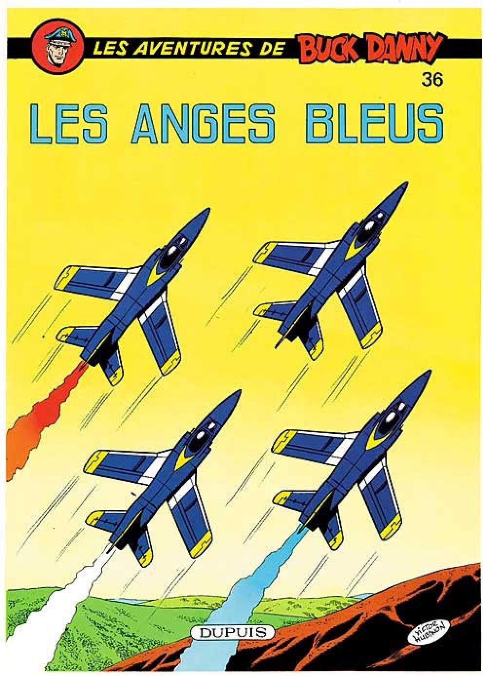 Anges bleus (Les) - Série Buck Danny par Jean-Michel Charlier et Victor Hubinon - Couverture