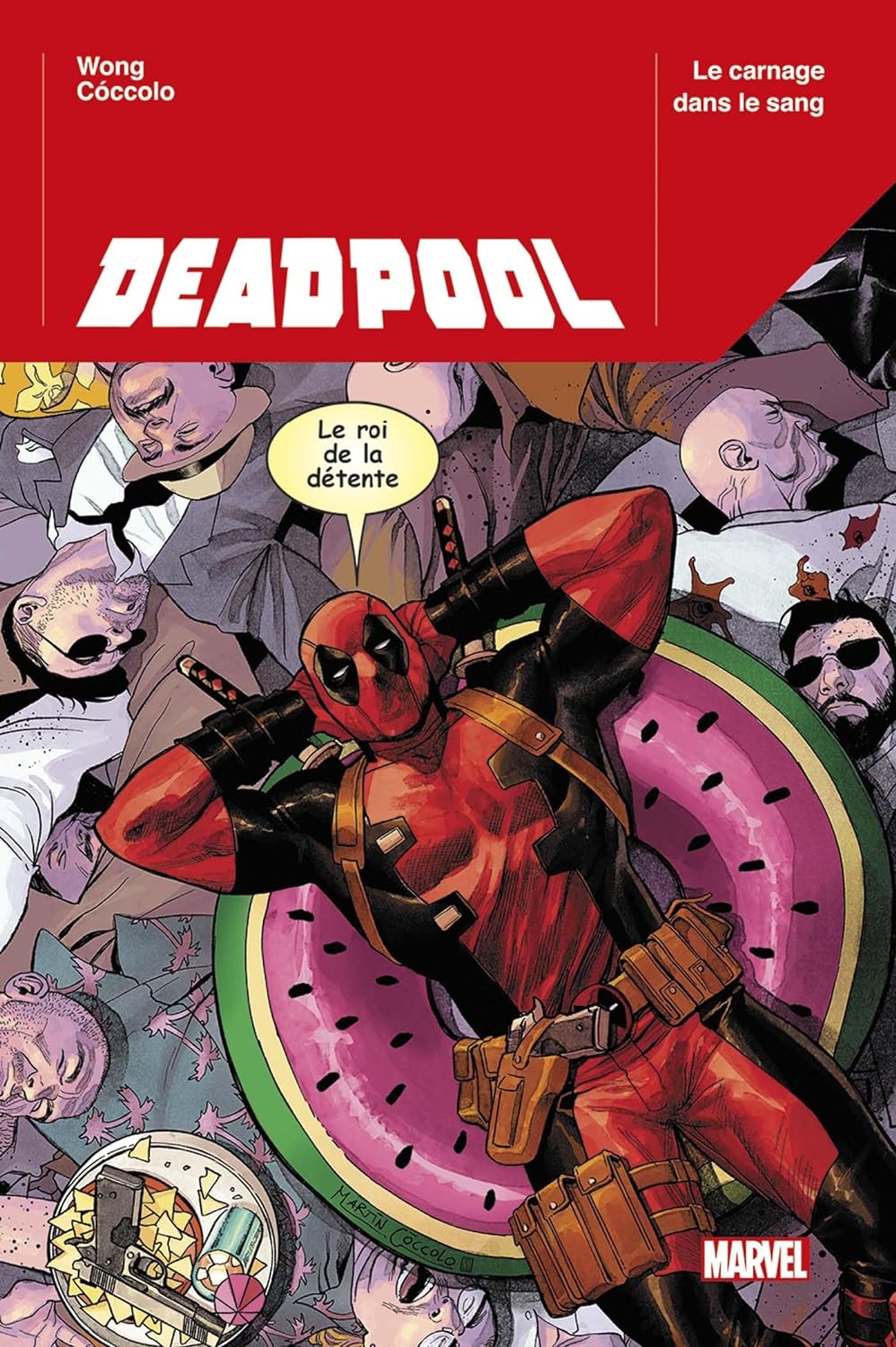 Carnage dans le sang (Le) - Série Deadpool par Alyssa Wong et Martin Coccolo - Couverture