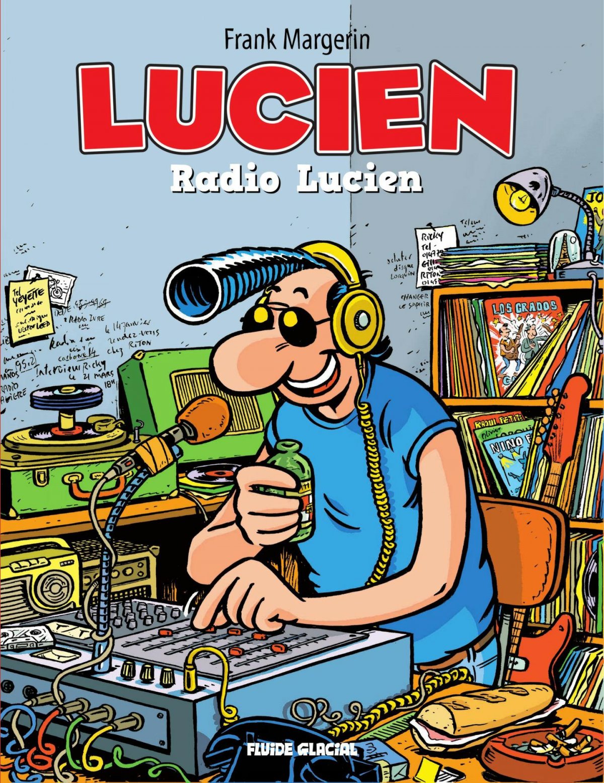 Radio Lucien - Série Lucien par Frank Margerin - Couverture