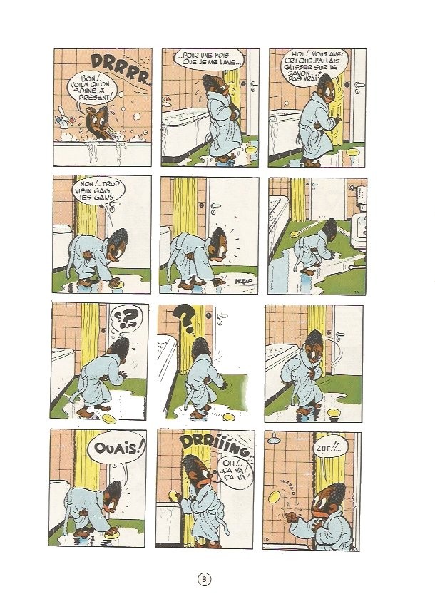 Blondin et Cirage découvrent les soucoupes volantes - Extrait 1