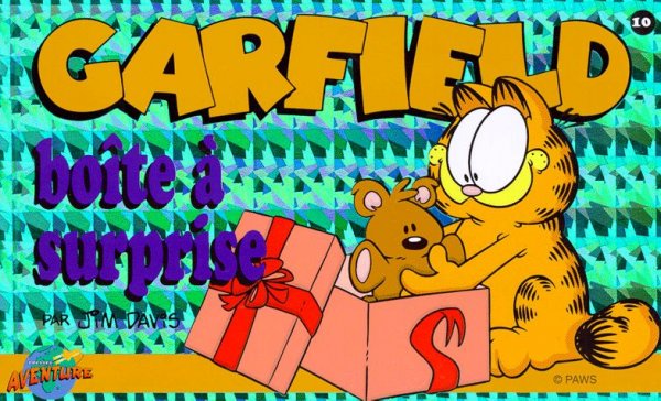 Boîte à surprise - Série Garfield (Presses Aventures) par Jim Davis - Couverture
