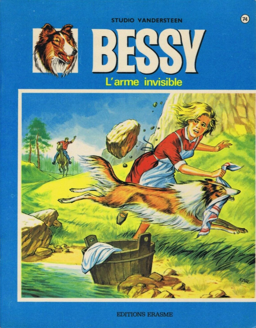L'arme invisible - Série Bessy par Willy Vandersteen - Couverture