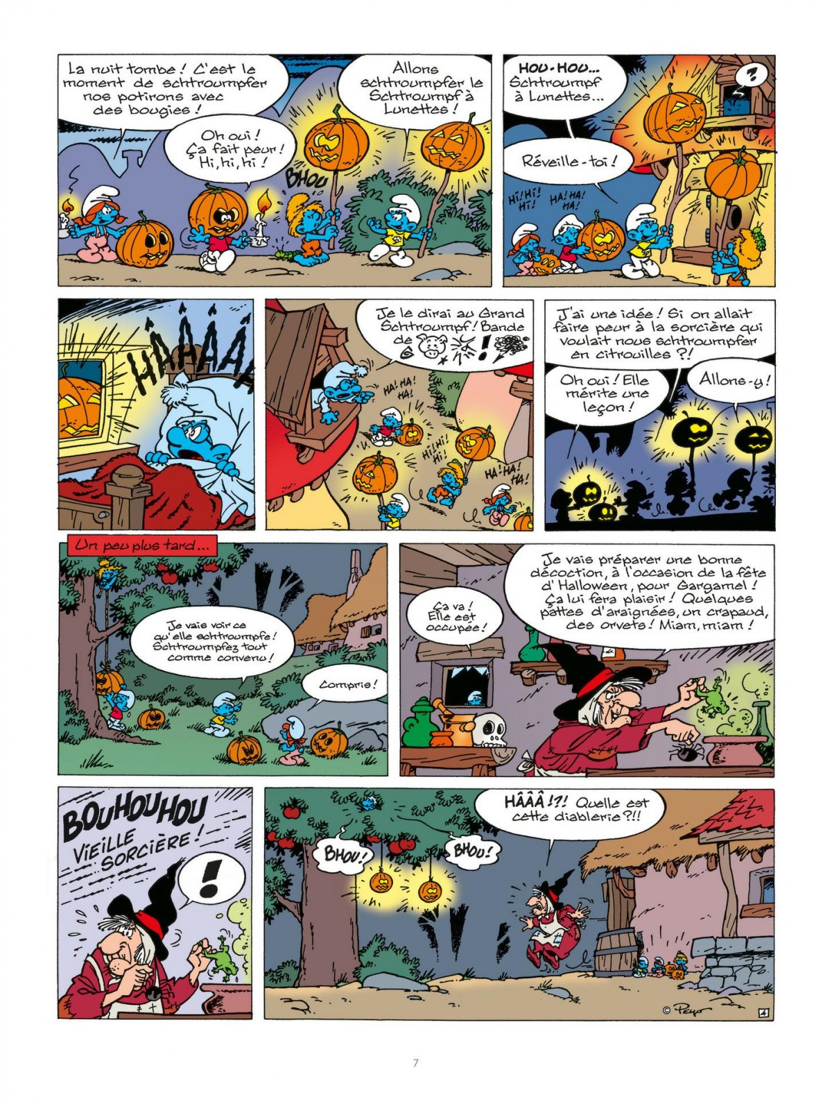 Schtroumpfs fêtent Halloween (Les) - Extrait 1
