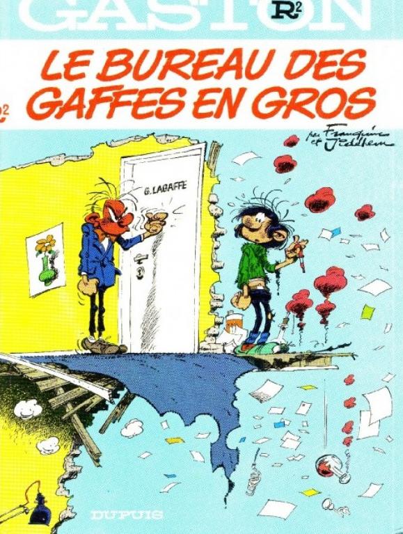 Bureau des gaffes en gros (Le) - Série Gaston (série classique) - 9782800100944