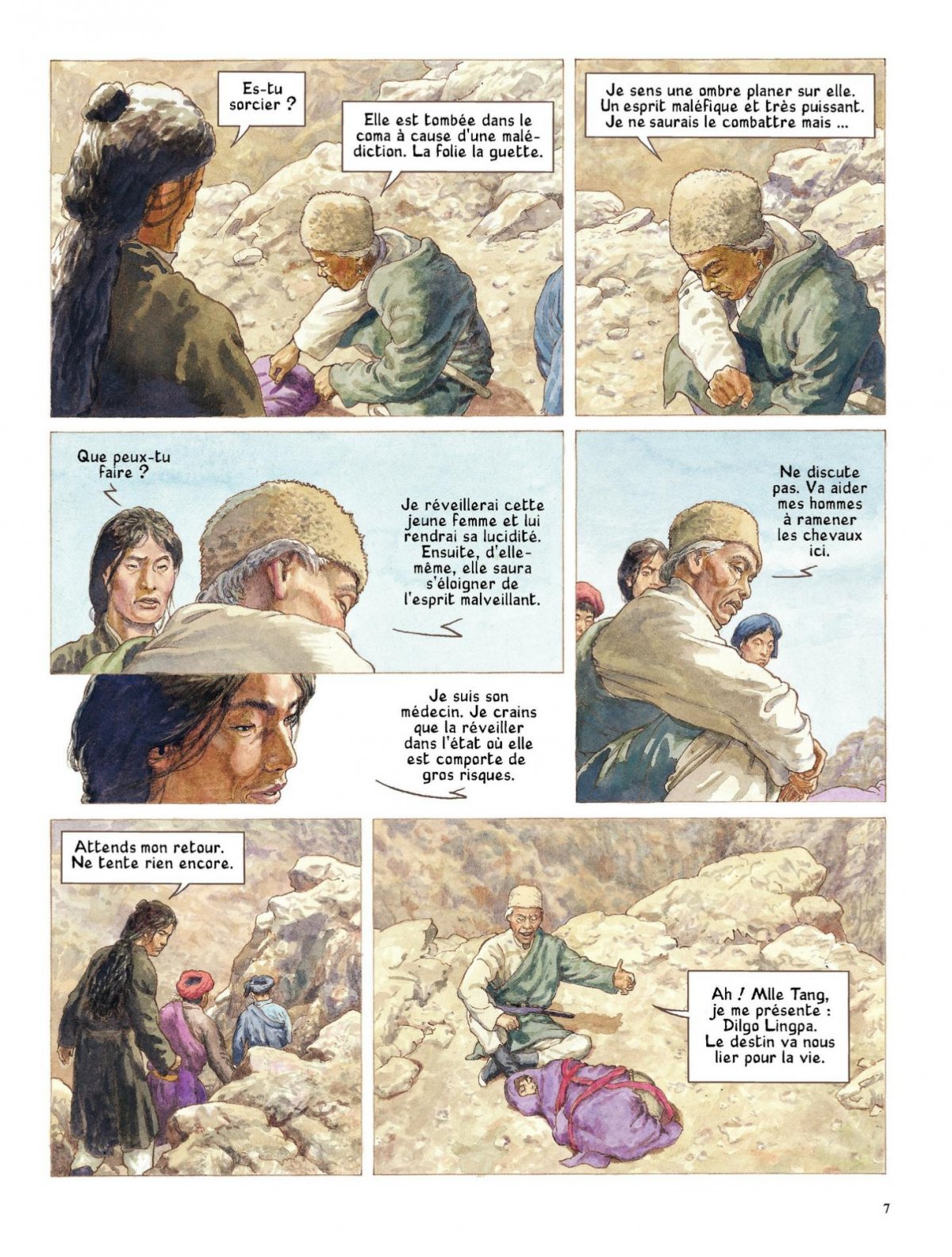 Neige blanche, chemin d'antan - Extrait 1