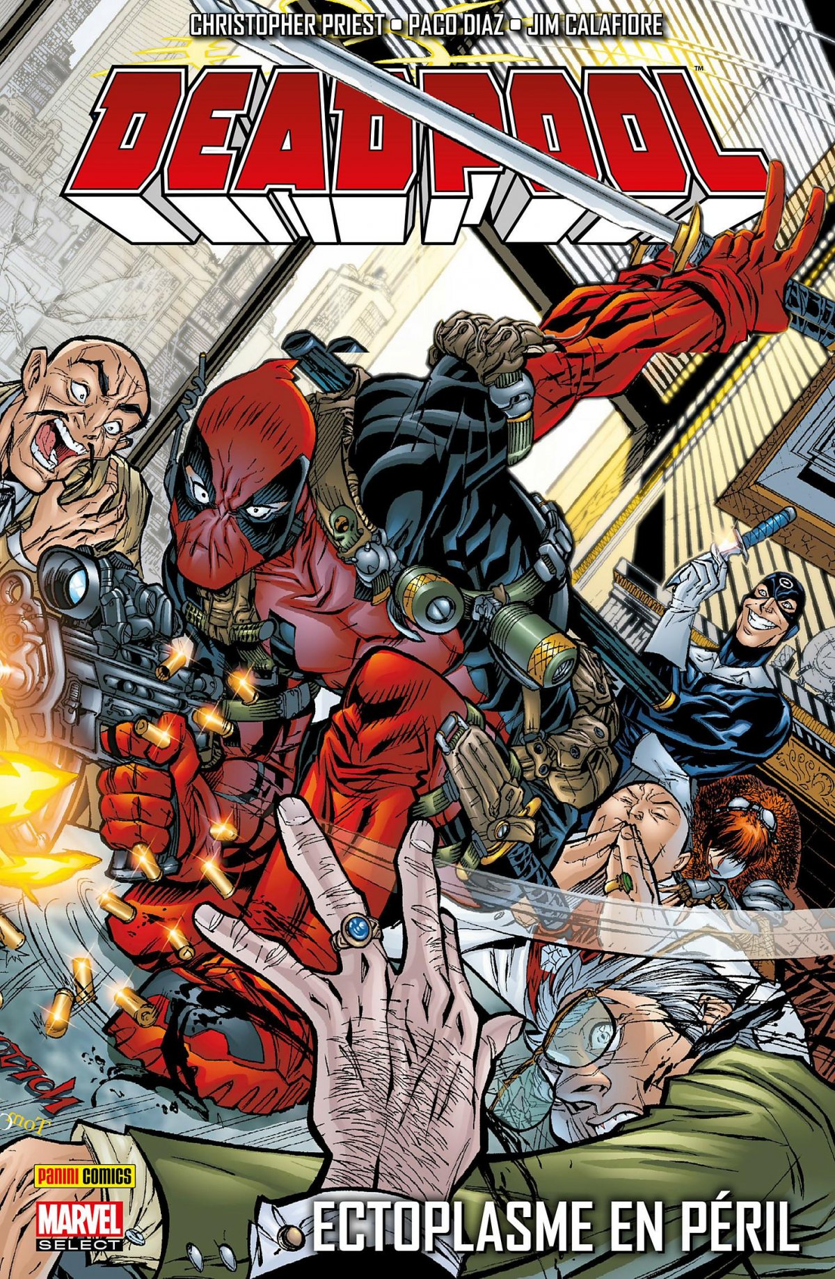 Ectoplasme en péril - Série Deadpool par Christopher Priest / James Christopher Owsley, Jim Calafiore et Paco Diaz - Couverture