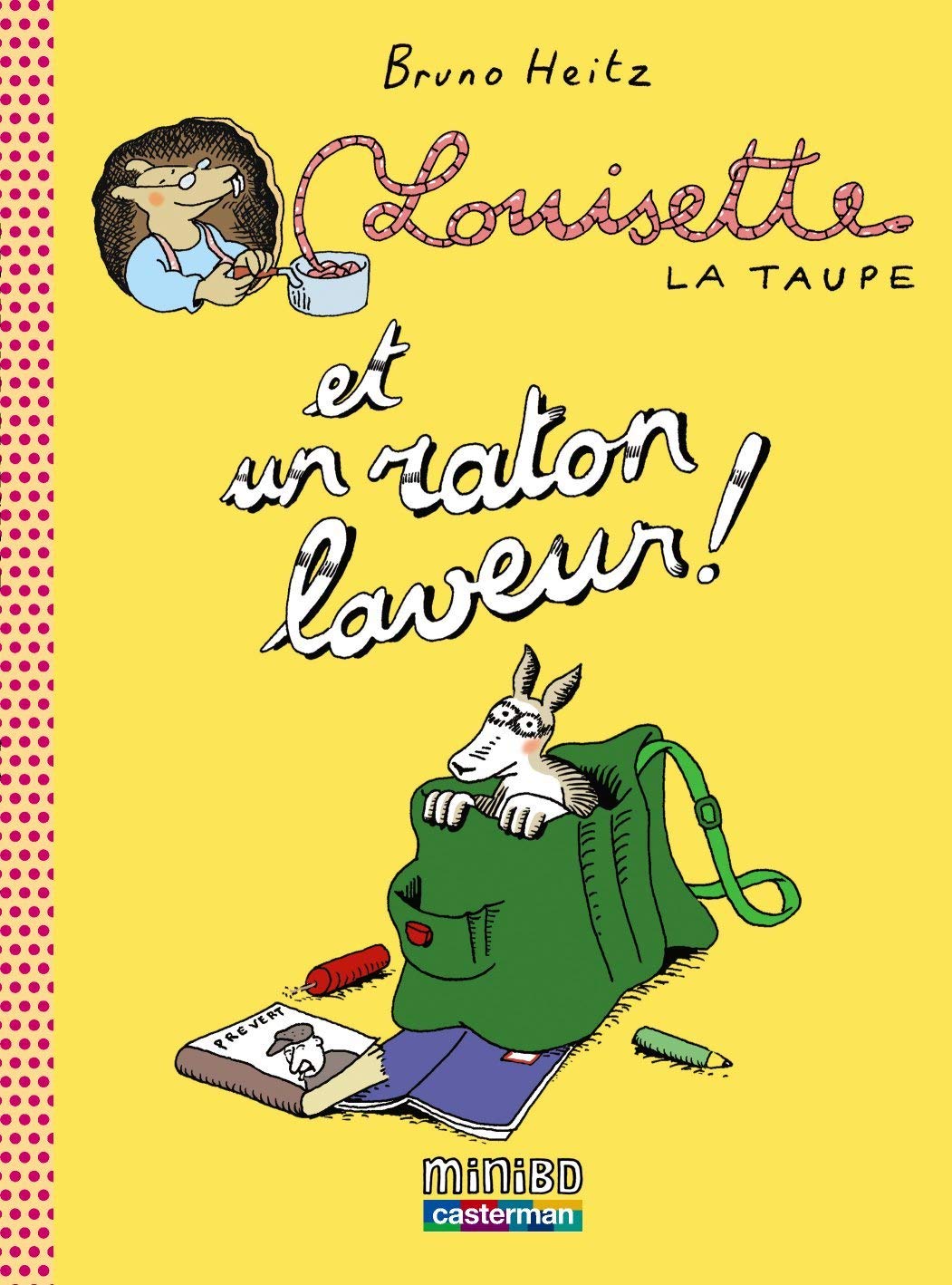 Louisette la taupe et un raton laveur !