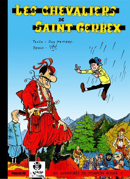 Chevaliers de Saint Gerbex (Les) - Série Aventures du Pompon Rouge (Les) par François Bel - Couverture