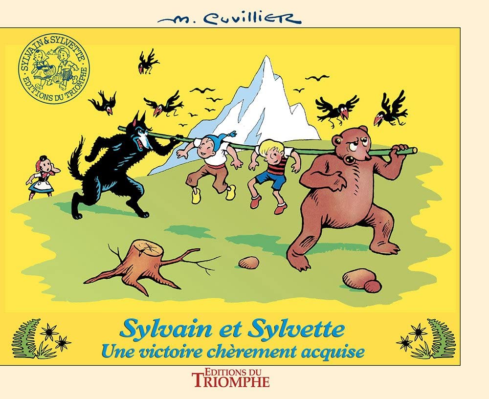 Victoire chèrement acquise (Une) - Série Sylvain et Sylvette (Triomphe) par Maurice Cuvillier - Couverture