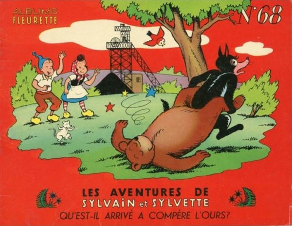Qu'est-il arrivé à compère l'Ours ? - Série Sylvain et Sylvette par Jean-Louis Pesch - Couverture