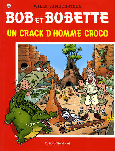 Crack d'homme croco (Un) - Série Bob et Bobette par Peter Van Gucht et Luc Morjaeu - Couverture