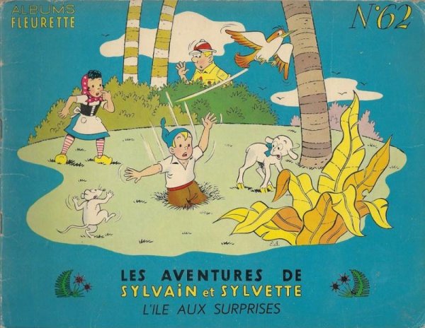 Île aux surprises (L') - Série Sylvain et Sylvette par Claude Dubois - Couverture