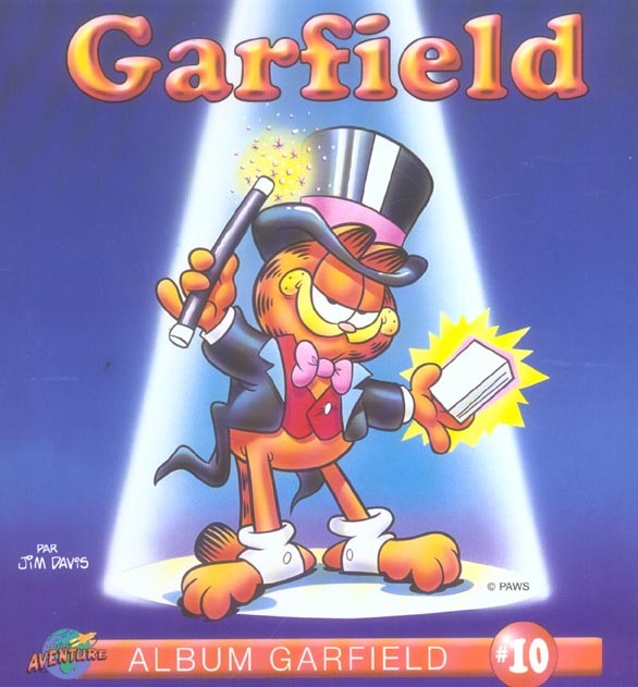 Garfield 10 - Série Garfield (Presses Aventures) par Jim Davis - Couverture