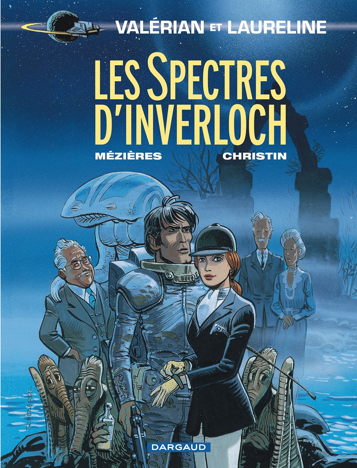 Spectres d'Inverloch (Les) - Série Valérian par Pierre Christin et Jean-Claude Mézières - Couverture