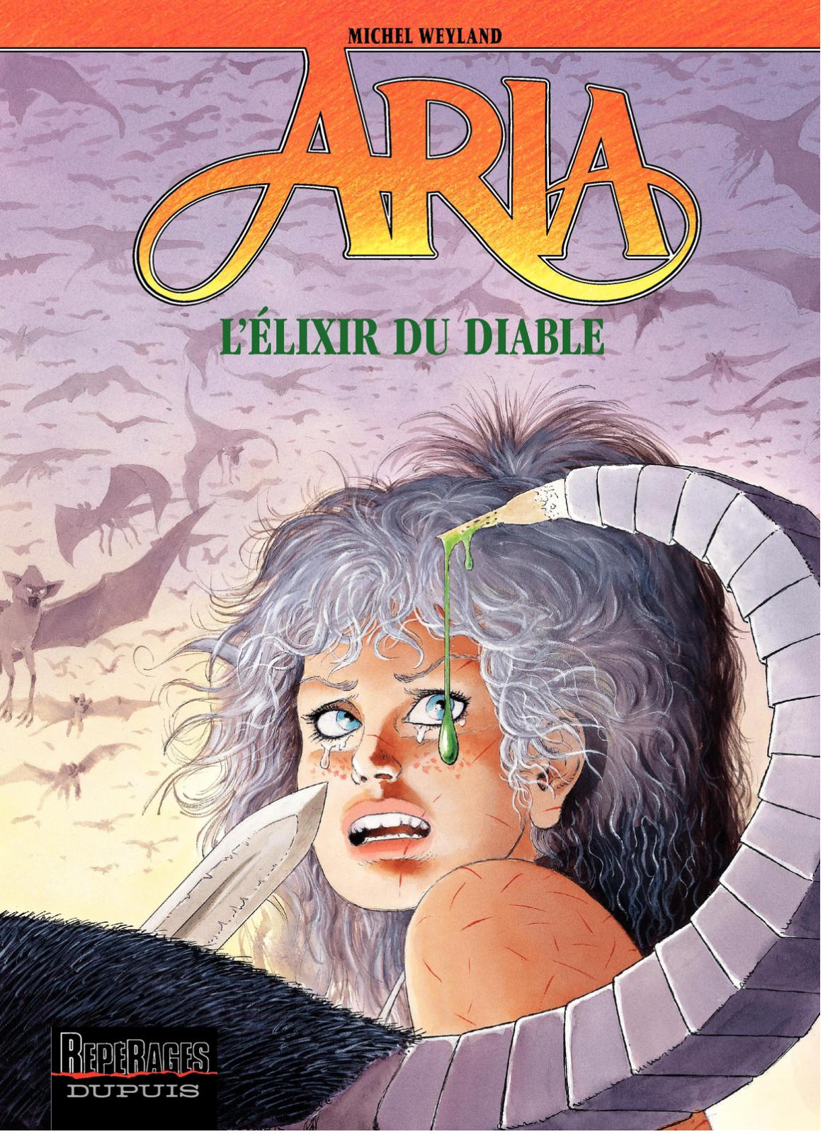L'elixir du diable - Série Aria par Michel Weyland - Couverture