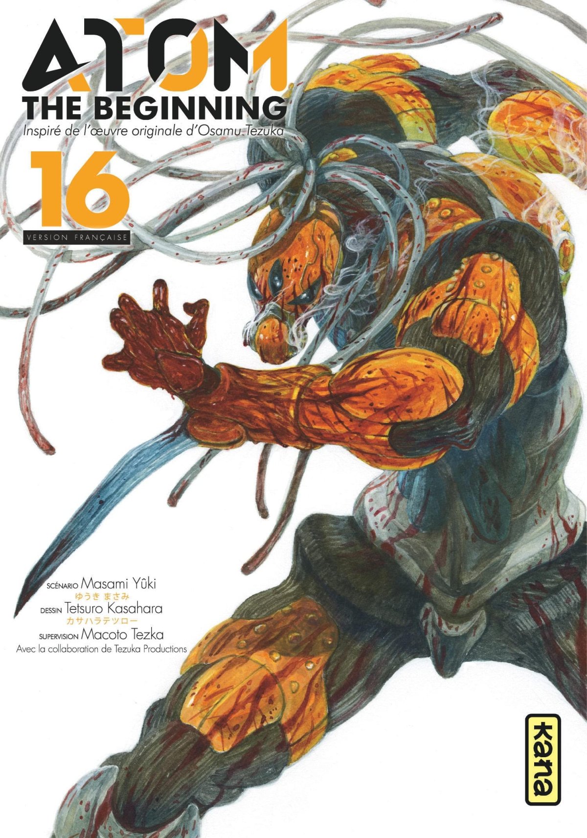 ATOM The Beginning 16 - Série ATOM the Beginning par Masami Yuuki, Tetsuroh Kasahara et Osamu Tezuka - Couverture