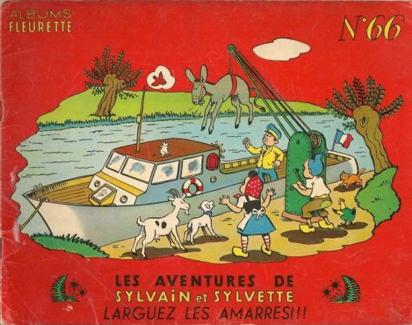 Larguez les amarres !!! - Série Sylvain et Sylvette par Jean-Louis Pesch - Couverture