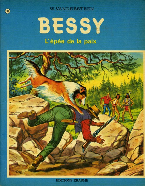 L'épée de la paix - Série Bessy par Willy Vandersteen - Couverture