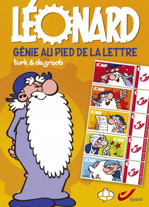 Léonard - Génie au pied de la lettre - Série Léonard par Bob de Groot et Turk - Couverture