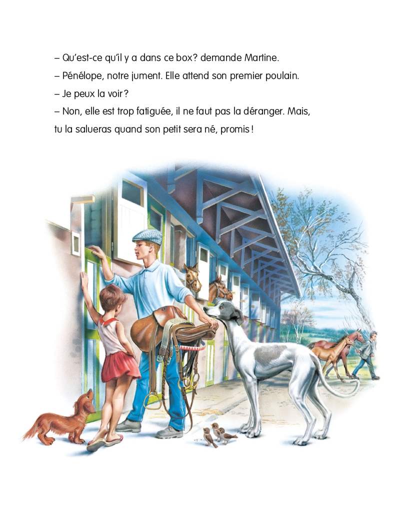 Martine monte à cheval - Extrait 1