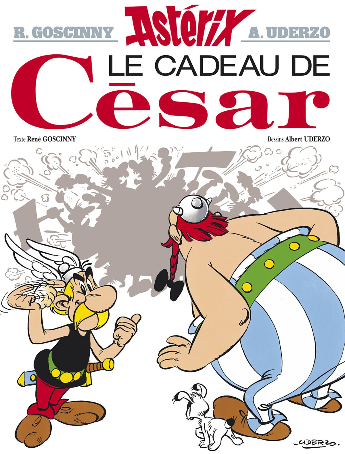 Cadeau de césar (Le) - Série Astérix par René Goscinny et Albert Uderzo - Couverture