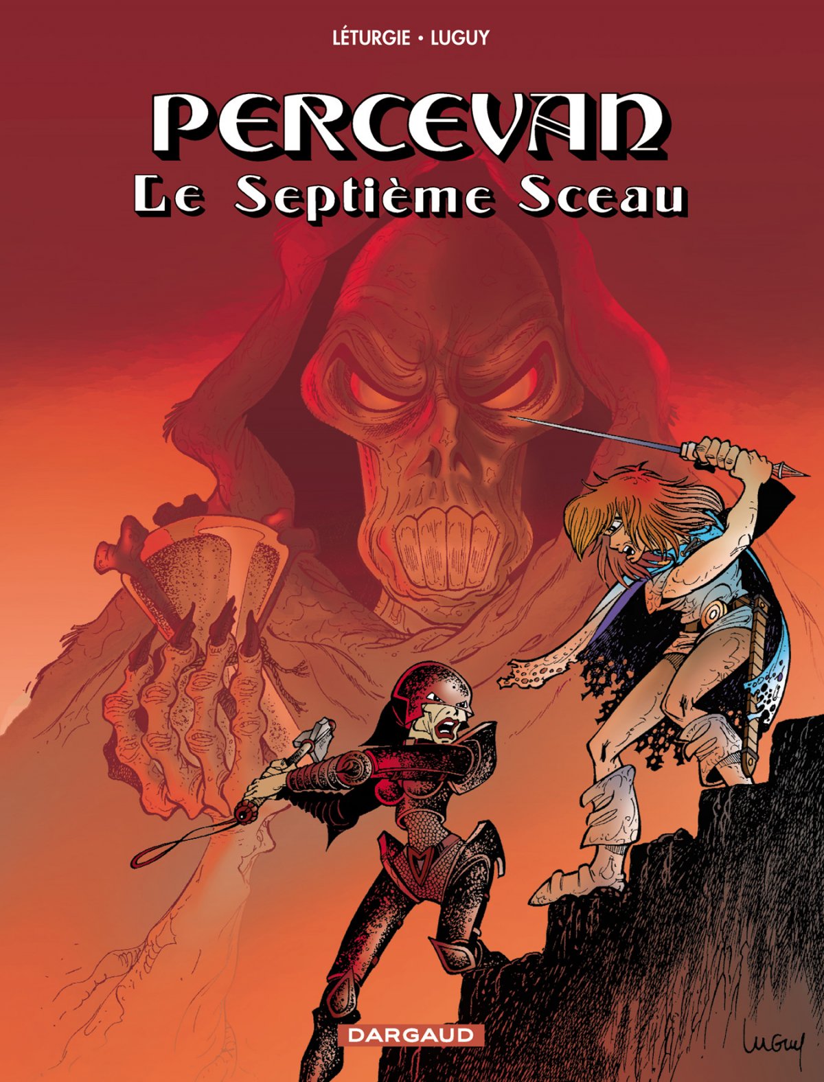 Septième Sceau (Le) - Série Percevan par Jean Léturgie / Joop Van Linden et Philippe Luguy - Couverture