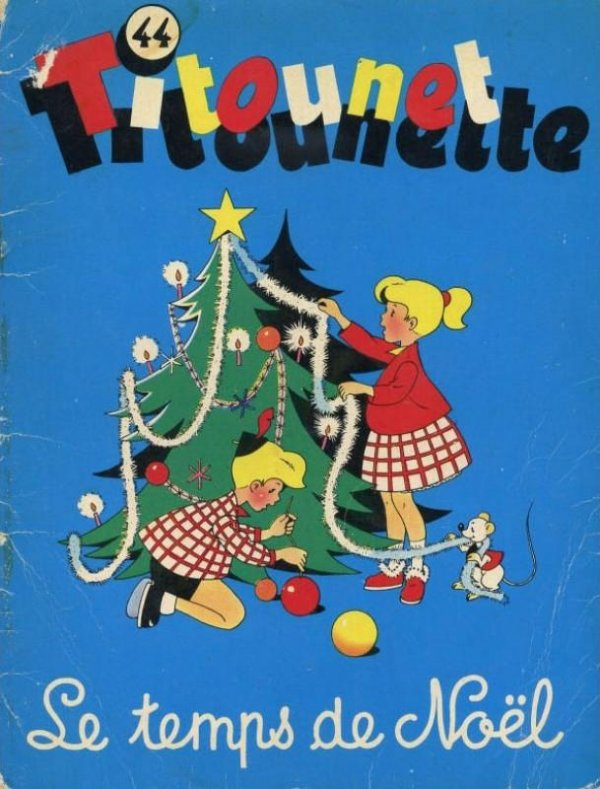 Temps de Noël (Le) - Série Titounet et Titounette par Marie-Mad Bourdin - Couverture