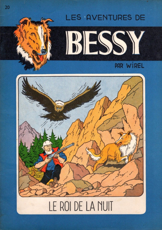 Le roi de la nuit - Série Bessy par Willy Vandersteen - Couverture