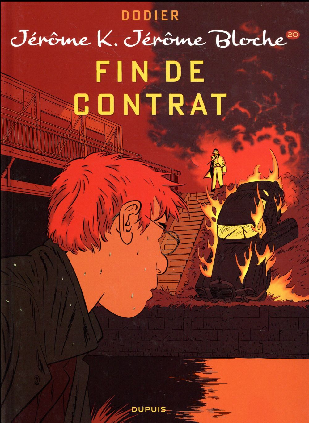 Fin de contrat - Série Jérôme K. Jérôme Bloche par Alain Dodier - Couverture