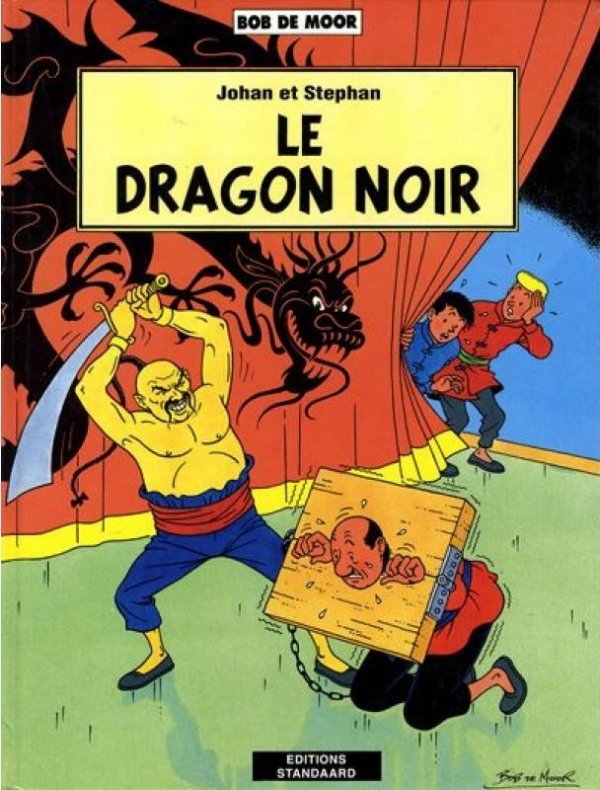 Dragon Noir (Le) - Série Johan et Stephan / Les Aventures d'Oncle Zigomar par Bob de Moor - Couverture