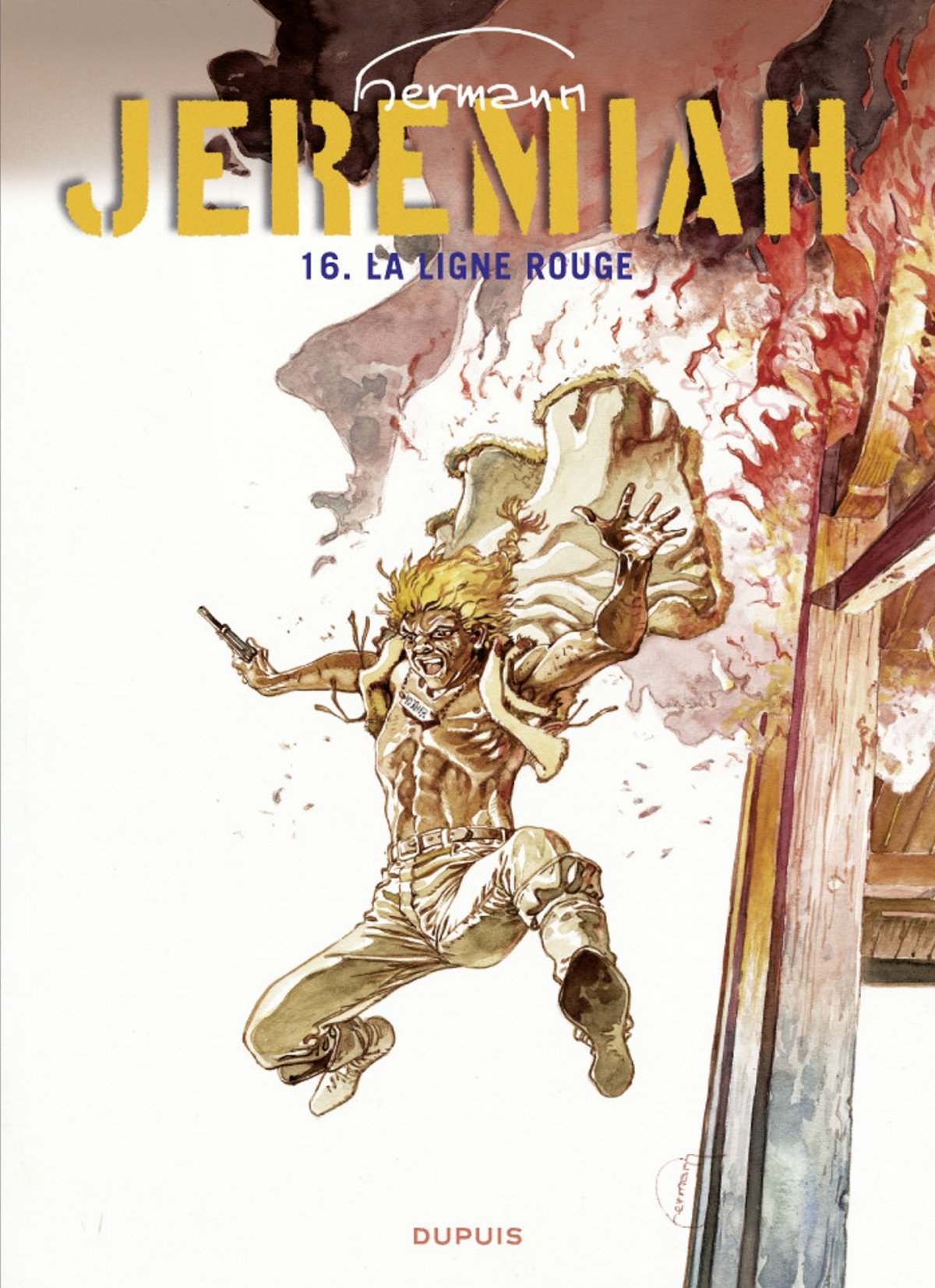 Ligne rouge (La) - Série Jeremiah par Hermann - Couverture