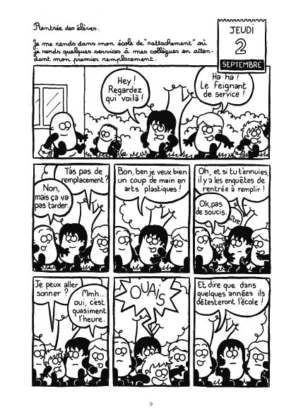 Journal d'un remplaçant (Le) - Extrait 1