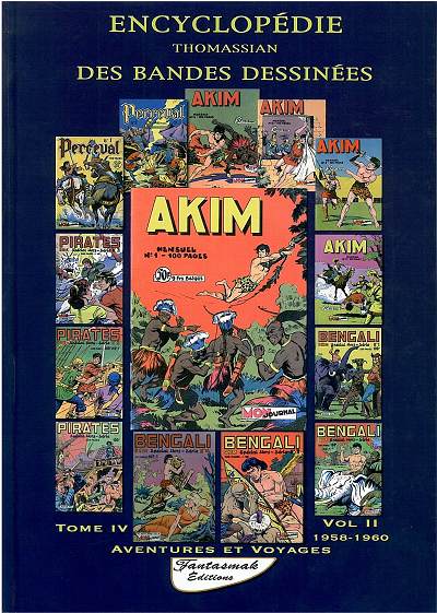 Aventures et voyages 1958-1960 - Série Encyclopédie Thomassian des bandes dessinées de petit format par Gérard Thomassian - Couverture