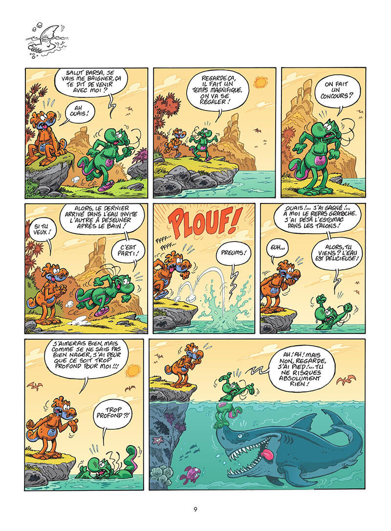 Nouvelles Aventures Apeupréhistoriques De Nabuchodinosaure (Les) 3 - Extrait 1