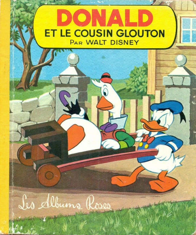 Donald et le cousin glouton - Série Collection Les Albums Roses par Collectif Disney et Carlo Collodi - Couverture