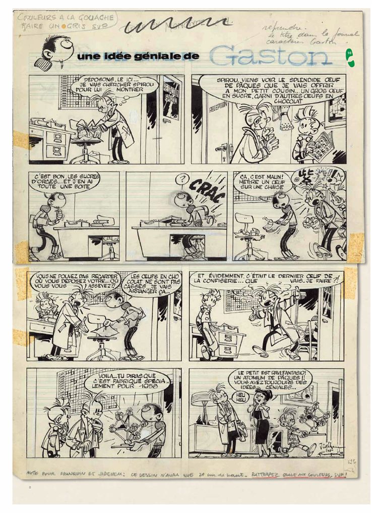 Gaston Intégrale - Fac simile d'originaux 1957-1966 - Extrait 1