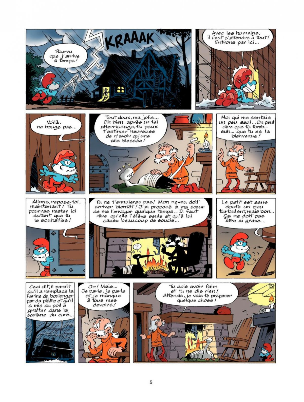 Enfant chez les Schtroumpfs (Un) - Extrait 1