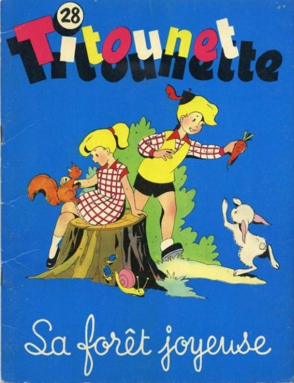 Forêt joyeuse (La) - Série Titounet et Titounette par Marie-Mad Bourdin - Couverture