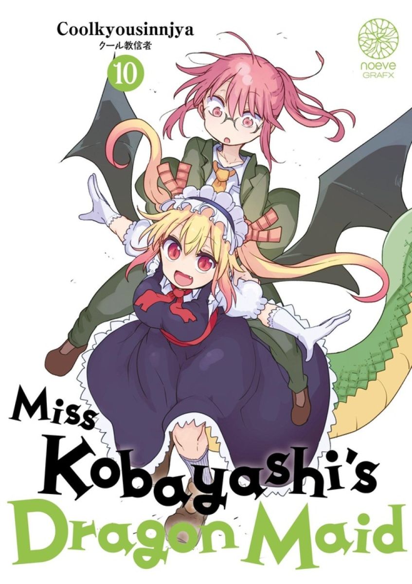Miss Kobayashi's Dragon Maid 10 - Série Miss Kobayashi's Dragon Maid par Coolkyoushinja - Couverture