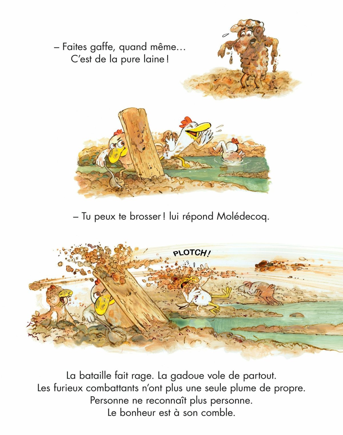 P'tites poules et la rivière qui cocotte (Les) - Extrait 1