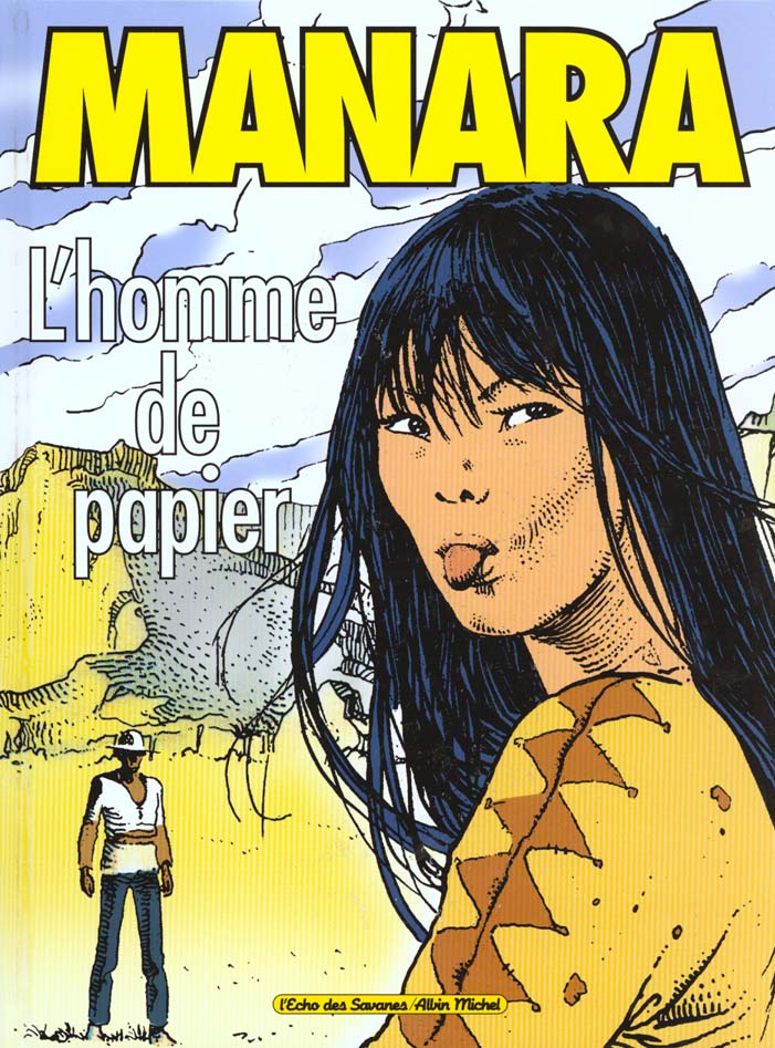 Homme de papier (L') - Série Quatre doigts par Milo Manara - Couverture