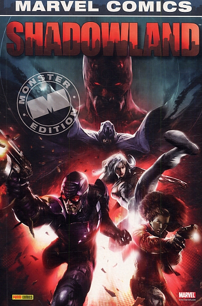 Shadowland par Antony Johnston, Gregg Hurwitz, Fred Van Lente, Jeff Huet, Nelson Pereira, Rick Ketcham, Joe Pimentel, Sandu Florea, Scott Hanna, Bong Dazo, Wellington Alves et Mahmud Asrar - Couverture