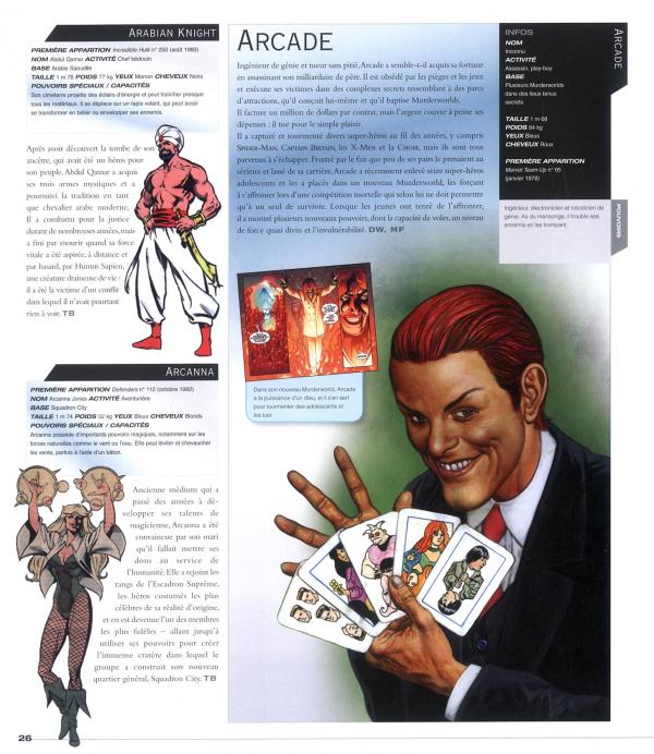 Encyclopédie Marvel - Extrait 1