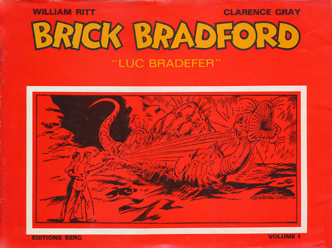 Voyage dans une pièce de monnaie - Série Brick Bradford par William Ritt et Clarence Gray - Couverture