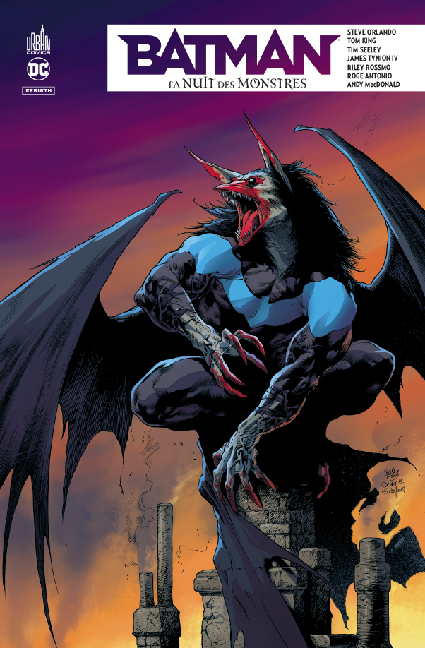 Nuit des monstres (La) - Série Batman par Steve Seeley, Steve Orlando, Tom King, James Tynion IV, Tim Seeley, Joe Orlando, Rogê Antônio, Riley Rossmo et Andy MacDonald - Couverture