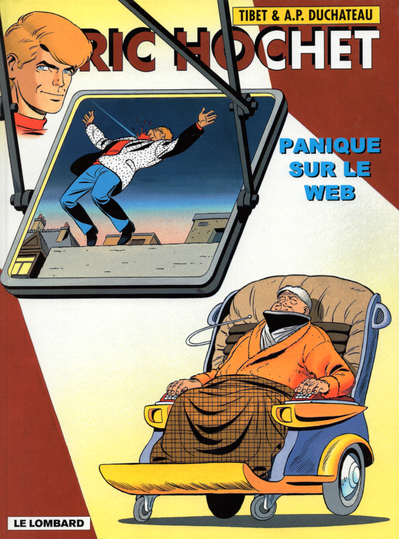 Panique sur le Web - Série Ric Hochet par André-Paul Duchâteau / Michel Vasseur et Tibet - Couverture