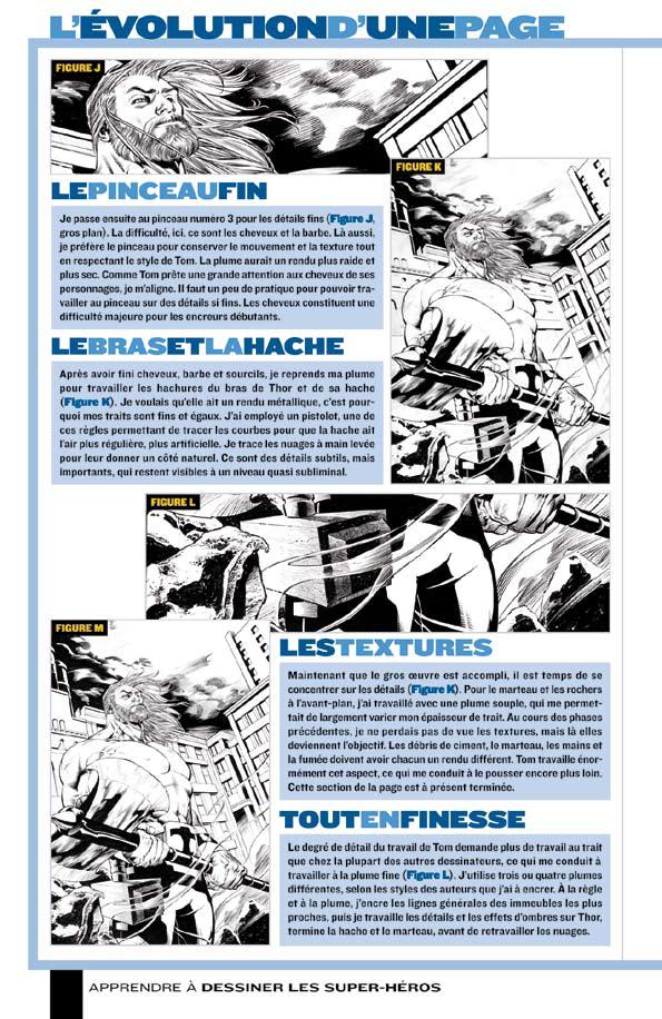 Apprendre à dessiner les super-héros -Narration et techniques avancées - Extrait 1